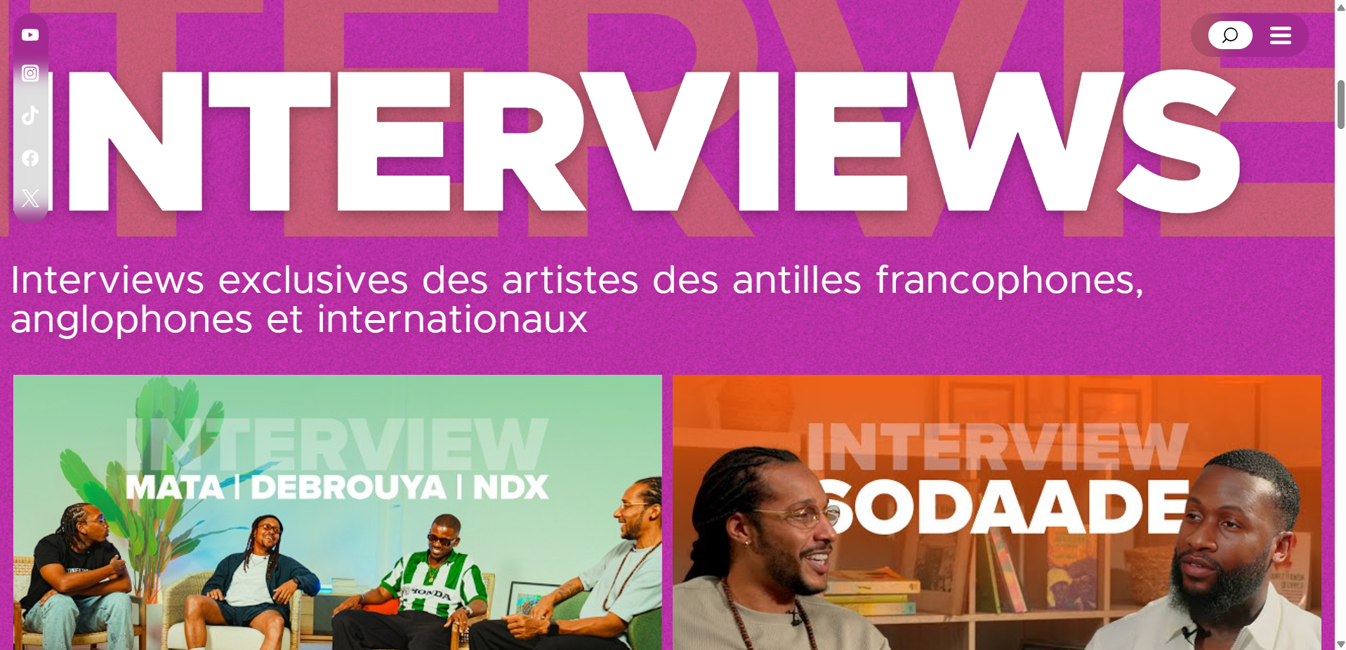 Loxymore interviews section