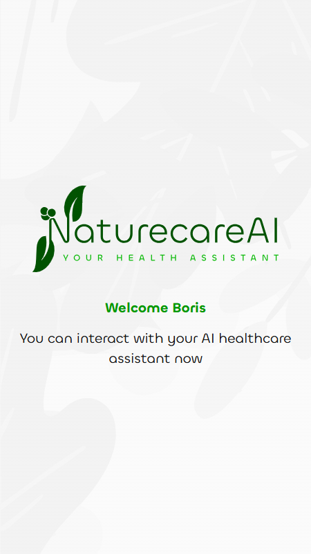 NaturecareAI reassuring and welcoming tone