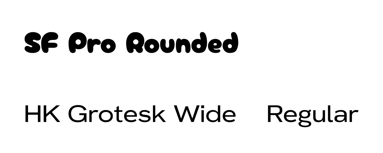 Pure power typography choice